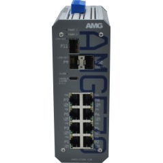 AMG Industrial Managed Switch, 8x - AMG570-2GBT-4GAT-2G-3S-P300